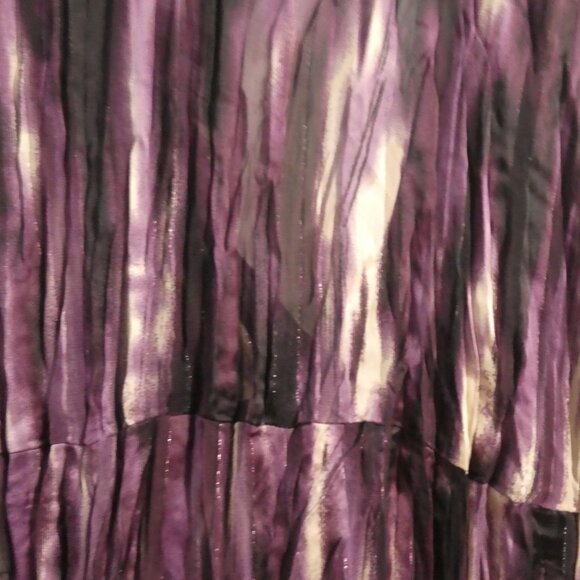 CONTEMPO by PENNINGTONS | size 20 | Sheer Mixed Purple Tie Front Cardigan - Picture 15 of 15